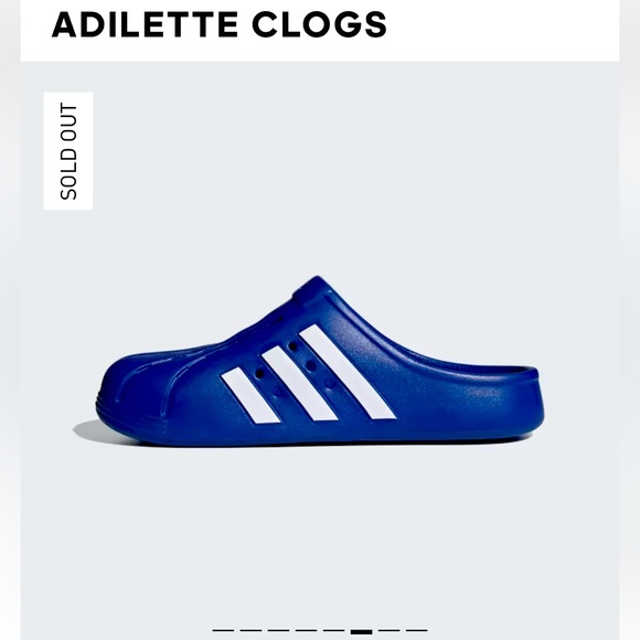 Never Worn Adilette Clogs in Color Royal Blue Size 7 in Men - Picture 6 of 16